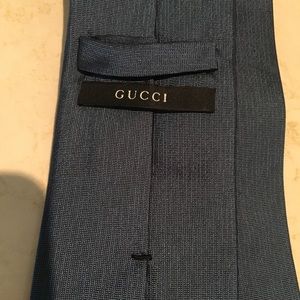 Navy blue Gucci men’s tie